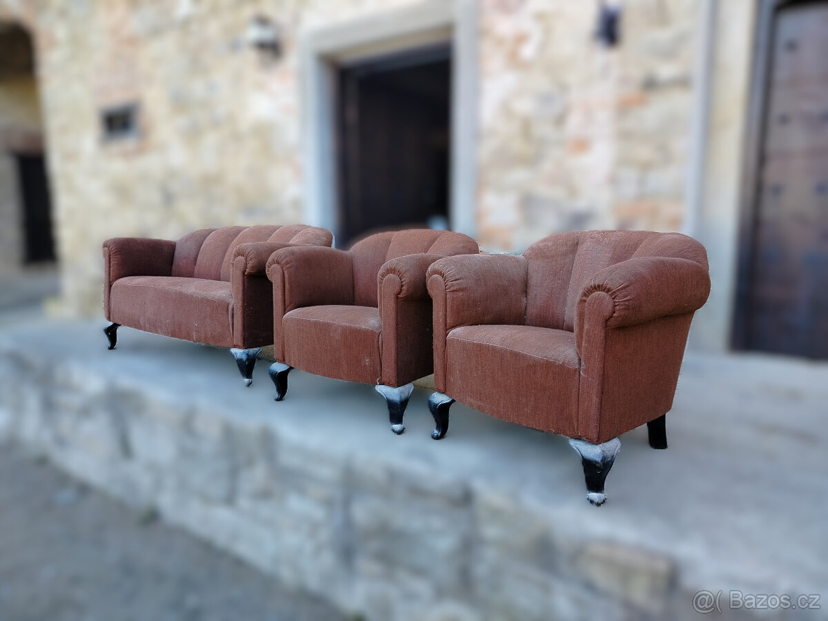 Starožitná sedací souprava - 2