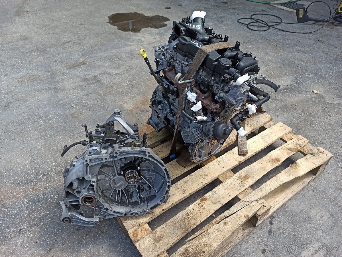 MOTOR FORD 1.6 TDCi 80kW, typ G8DB - ZÁRUKA, DOKLAD, DPH - 2