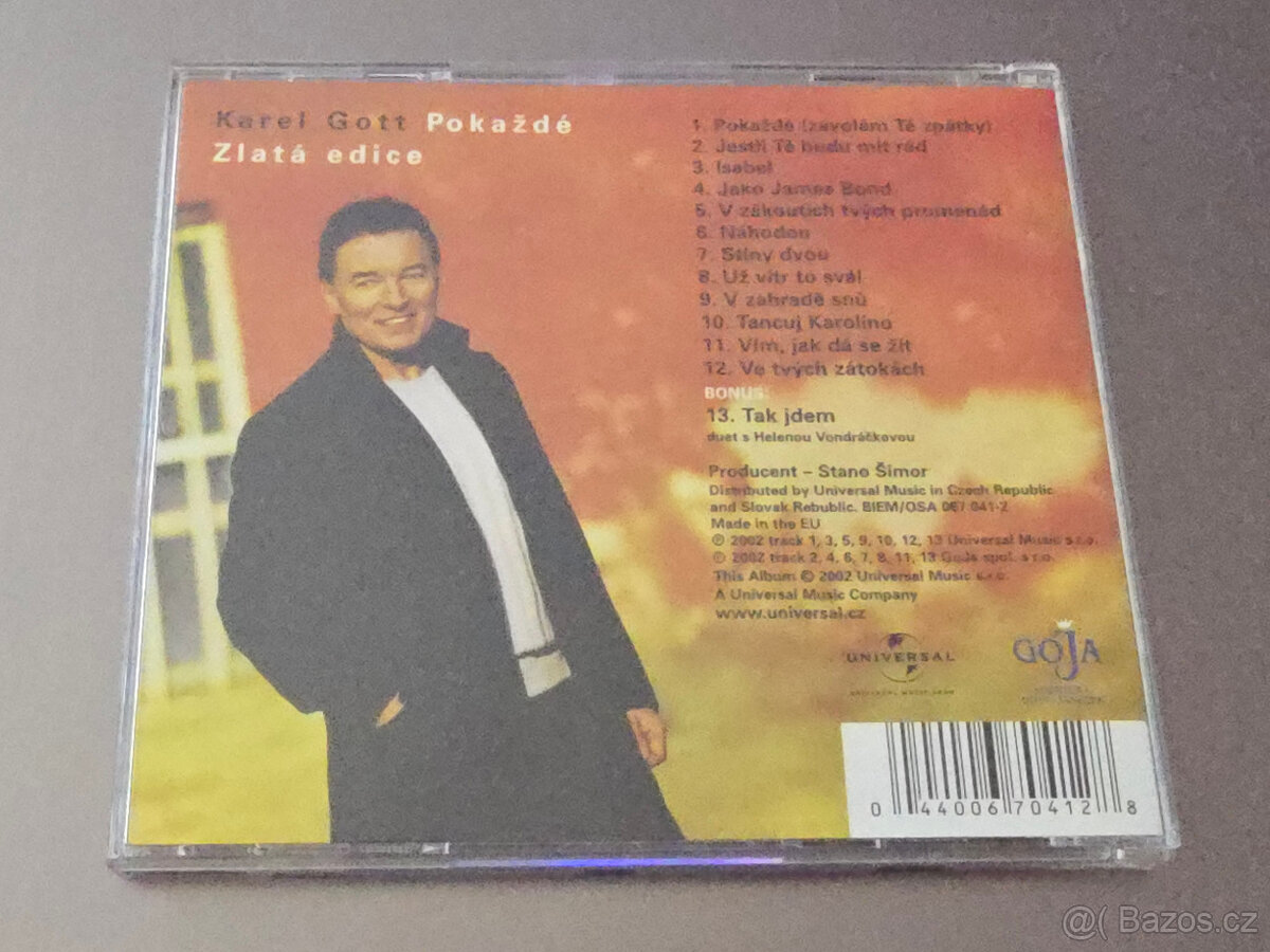 Karel Gott - POKAŽDÉ (zlaté edice) (CD 2002) - 2
