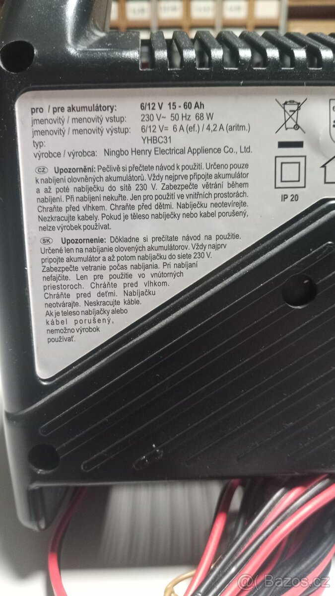 Nabíječka 6Amp 6/12V - 2