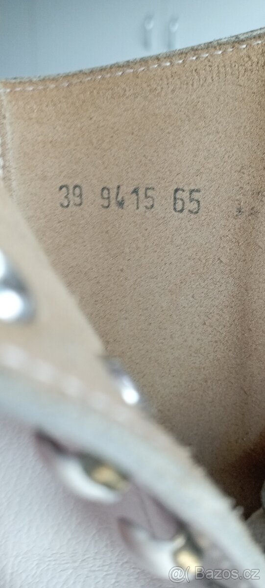 DÁMSKÉ KOŽENÉ BRUSLE VEL.39 - 2