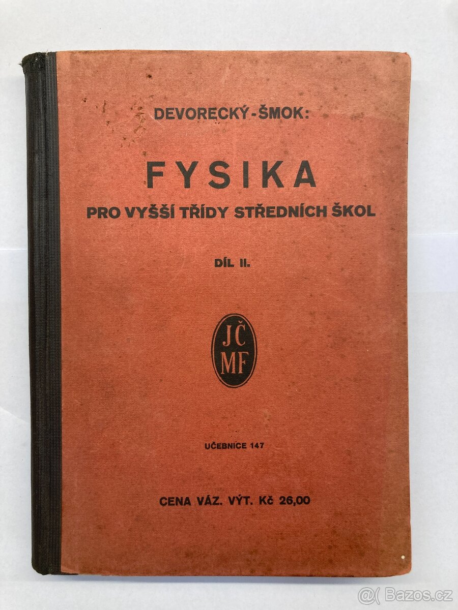 1908 až 1937 - Sada 18 původních učebnic pro střední školy - 2
