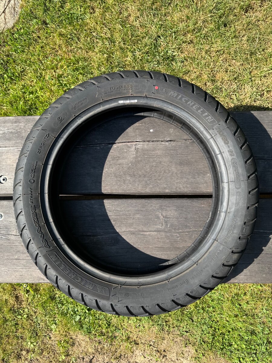 Pneumatiky Michelin Anakee 110/80-14 + 130/70-13 - 2