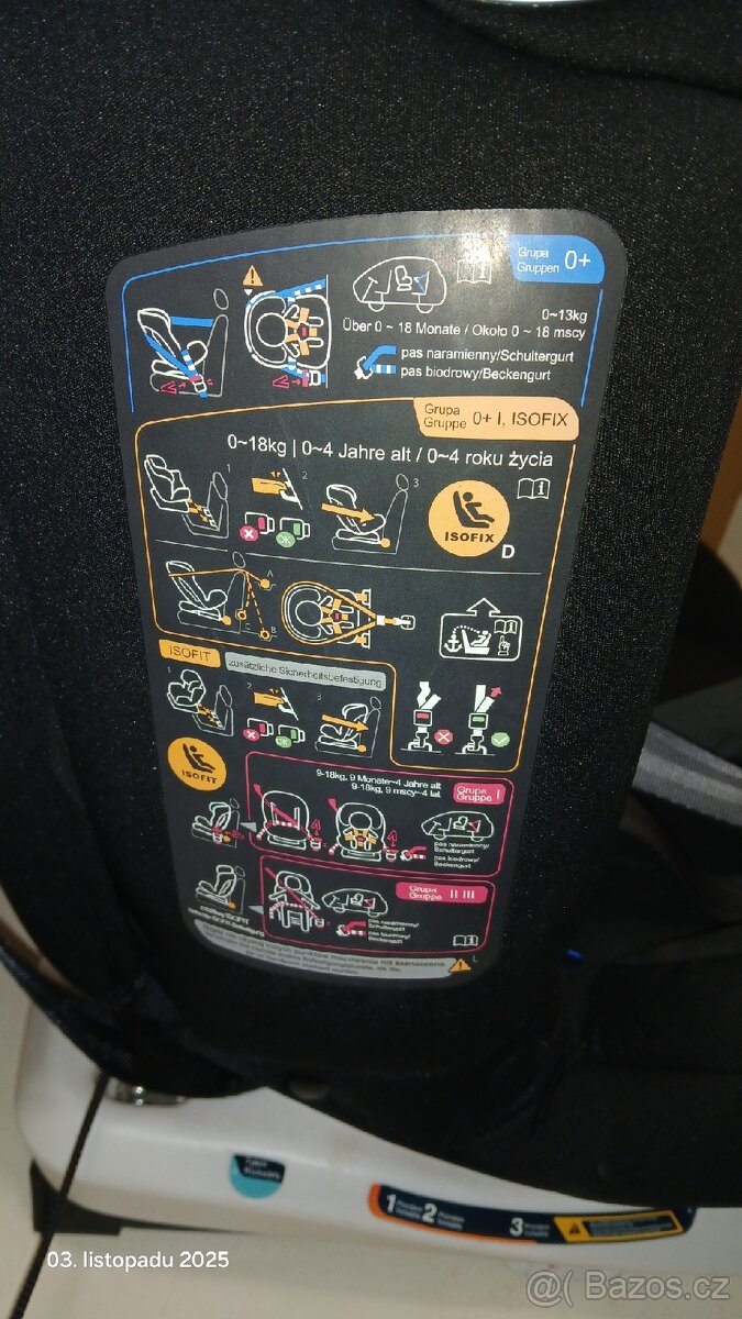 Dětská autosedačka Spinway PRO - 2