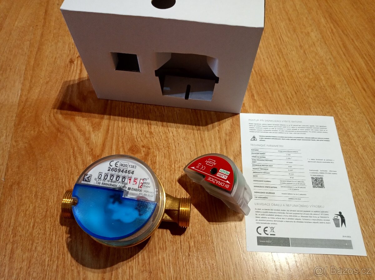 Dražice Senzor průtoku Water Flow Sensor, 3/4" - 2