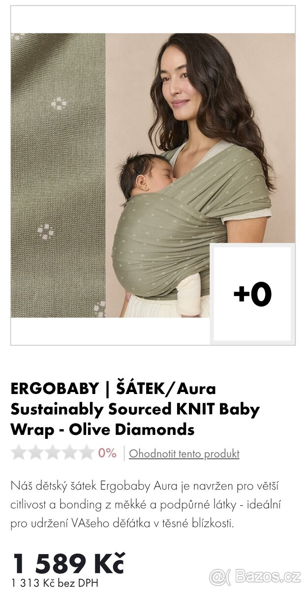 ERGOBABY | ŠÁTEK/Aura KNIT Baby Wrap - 2