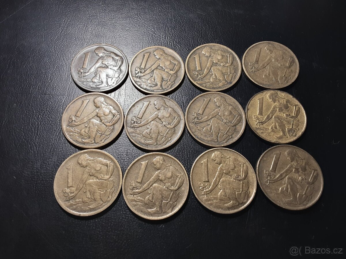 MINCE-Československo 1Kčs-sbírka - 2