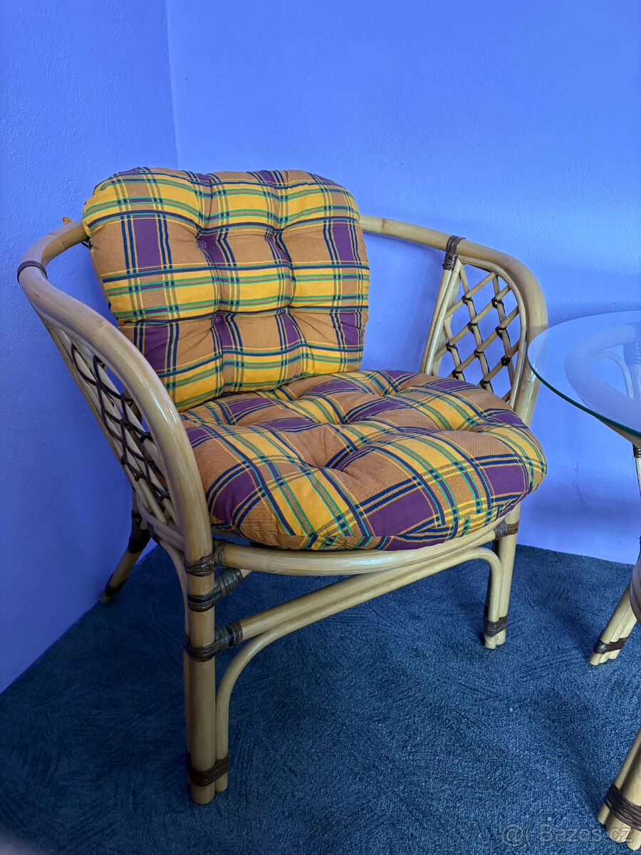 Ratanový nábytek. - 2