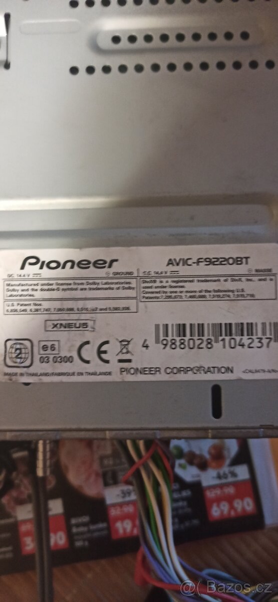 Pioneer avic f9220bt - 2