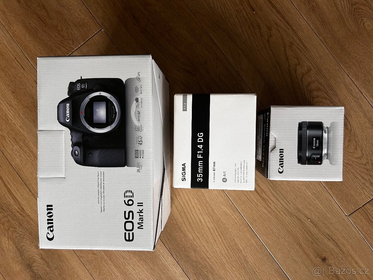 Canon EOS 6d mark ii + 2 objektivy - 2