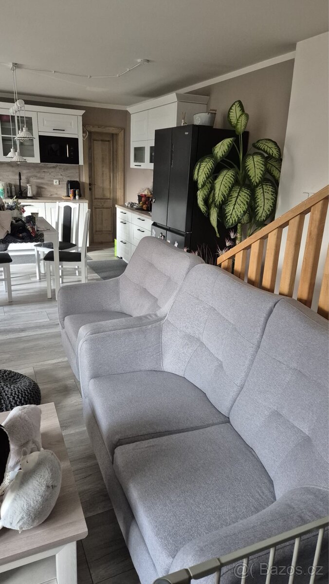 Gauč / pohovka / dvojsedák s křeslem - 2