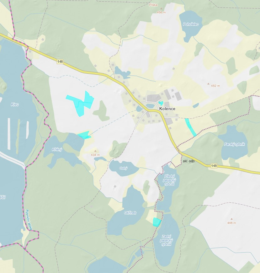 Prodej pozemků v k.ú. Kolence - 2