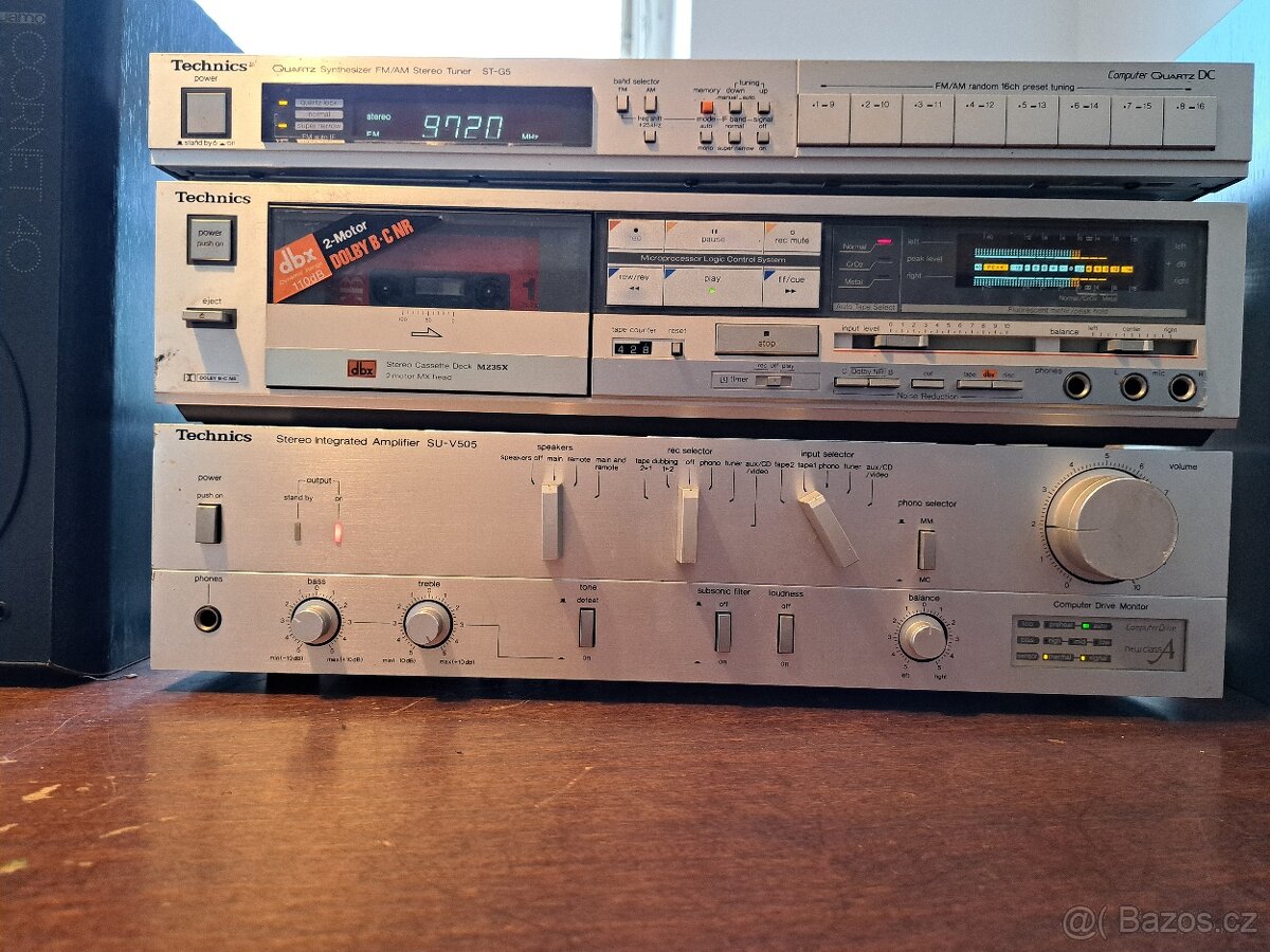 Zes. + tape deck Technics - plně funkční i jednotlivě - 2
