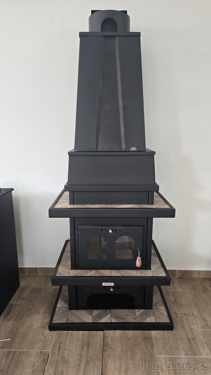 Nová krbová kamna " LIDER " 9 kW ( BULTRON ) - 2