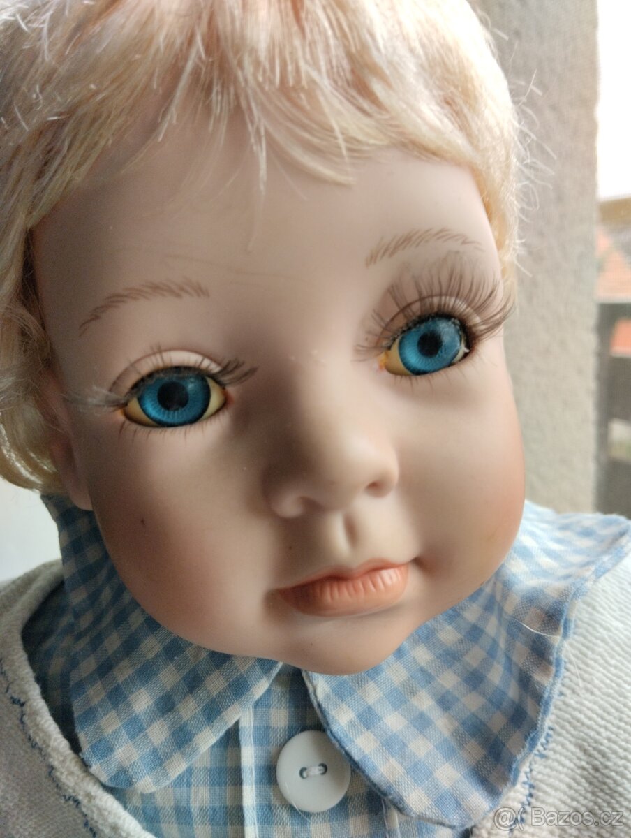 Porcelánové panenky sedící - 2