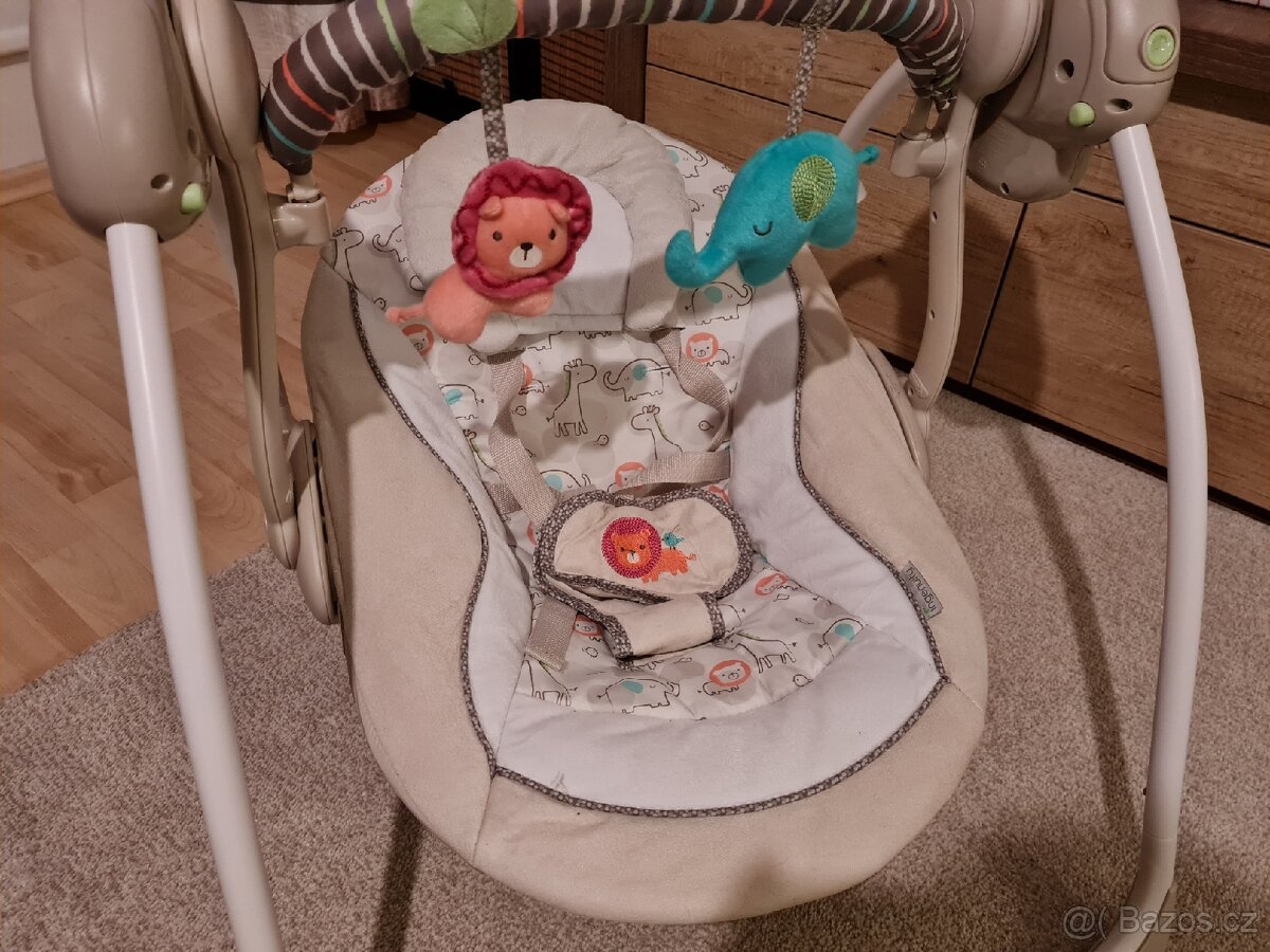 Ingenuity Soothe ‘n Delight Portable Swing – dětská houpačka - 2