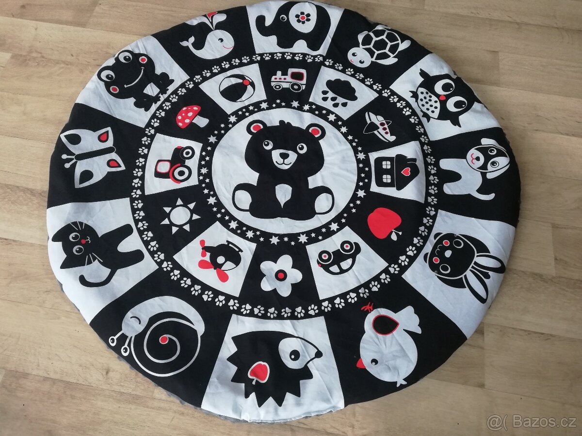 velká kruhová deka letadlo 90cm - 2