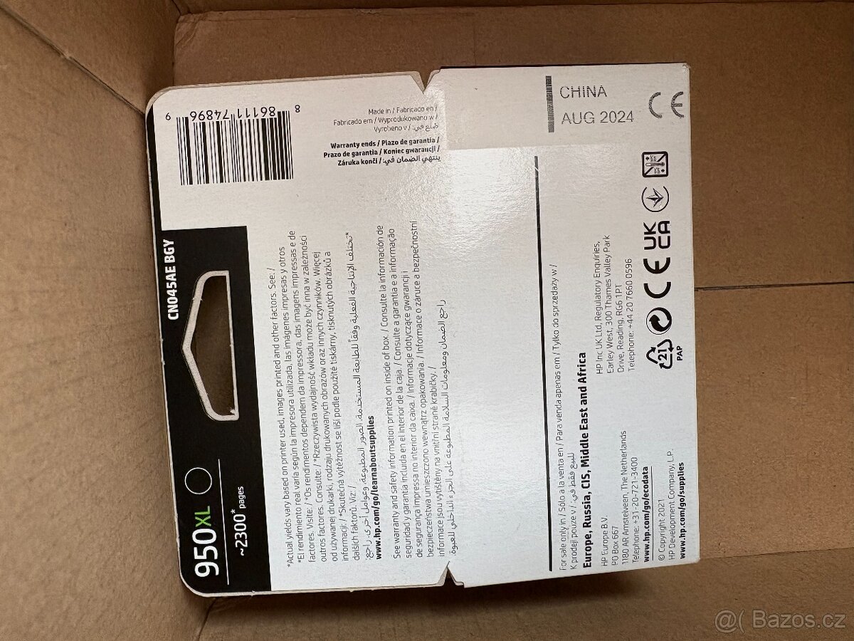 HP CN045AE č. 950XL černá - 2