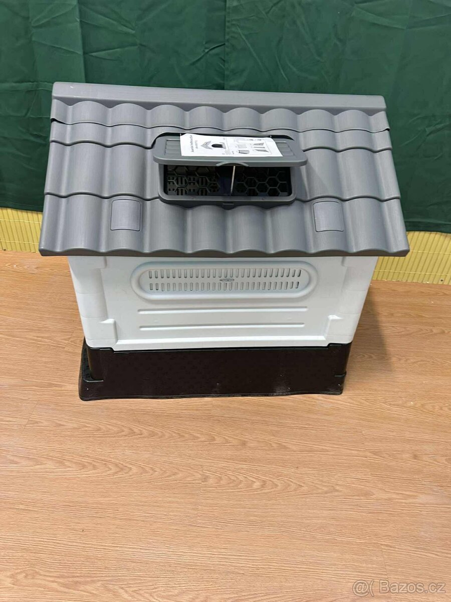 Zateplená plastová bouda pro psa – nová - 2