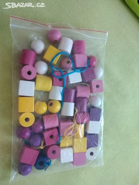 Velké dřevěné korále - 2