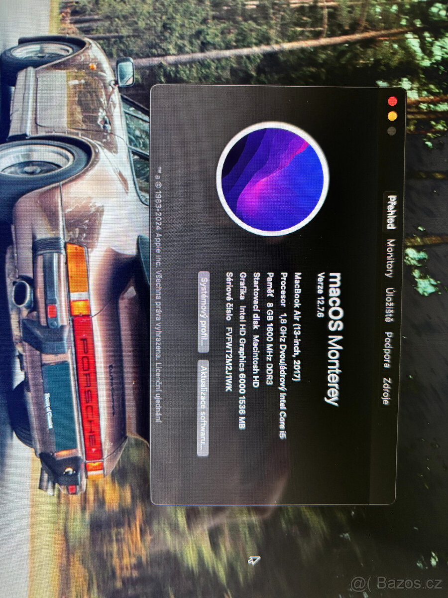 MacBook Air 13” 2017, TOP STAV, 8Gb RAM, 128Gb SSD + 256SD - 2