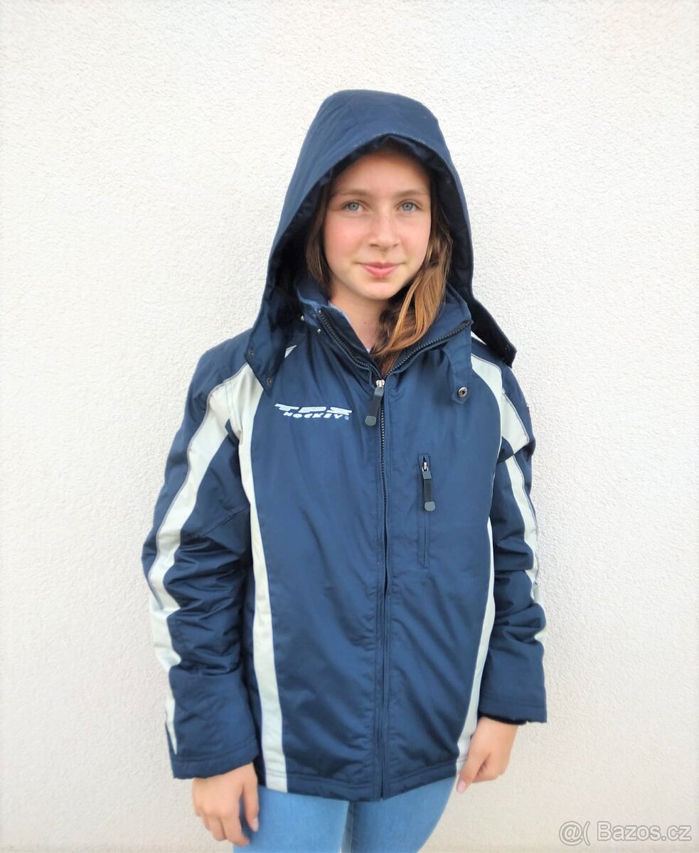 Bunda TPS, tmavěmodrá, vel. 164 cm - 2