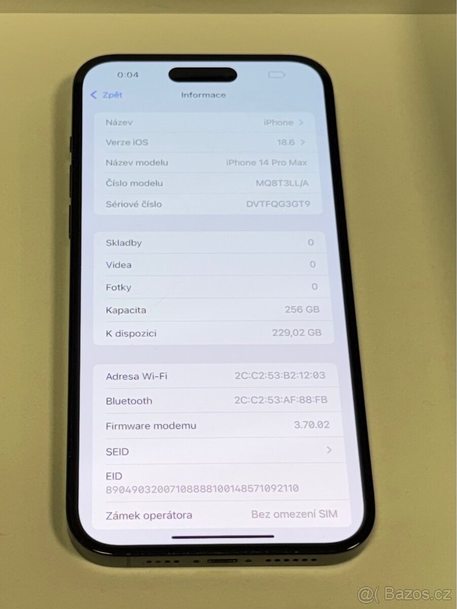 iPhone 14 Pro Max 256GB Space Black / Záruka - 2