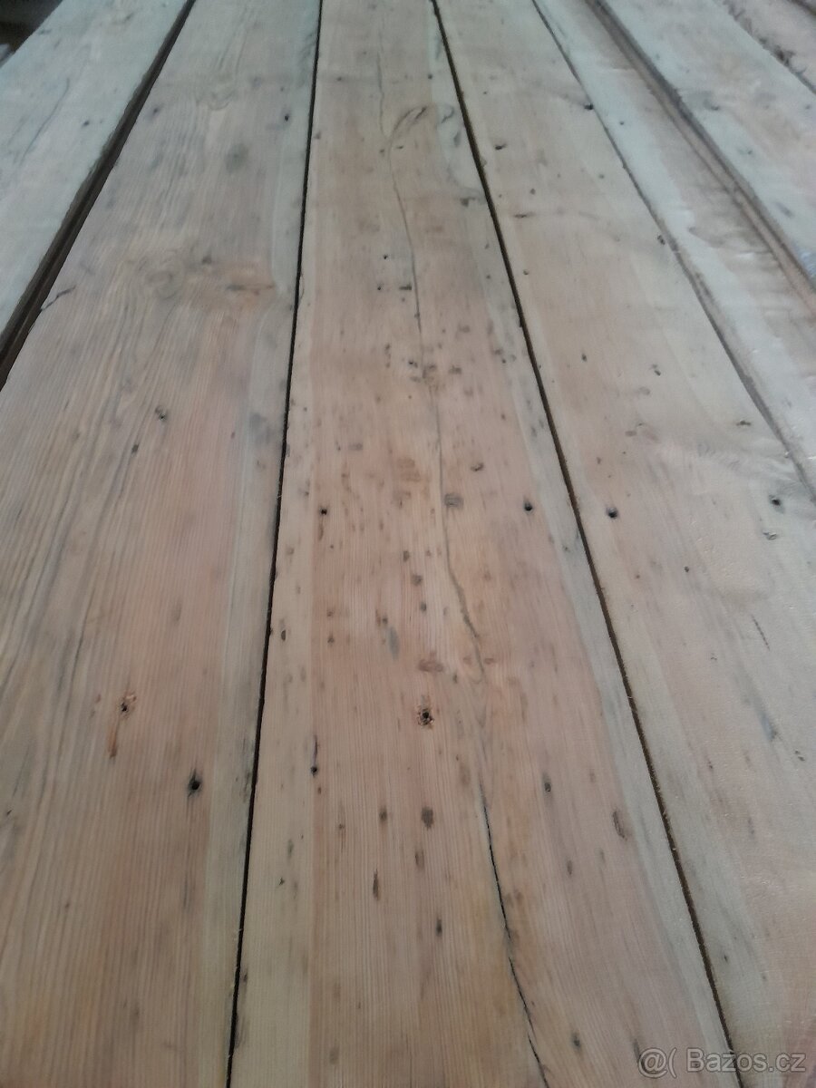 Prodám staré podlahové fošny. - 2