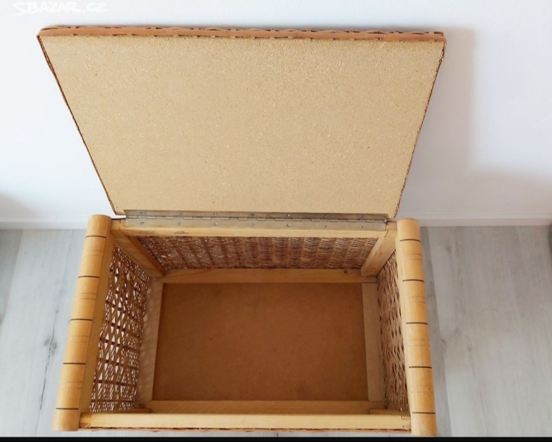 Proutěný koš XXL 63x42x38 cm - 2