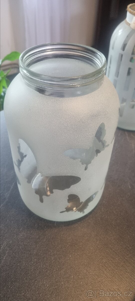 Pískováné svícny - 2