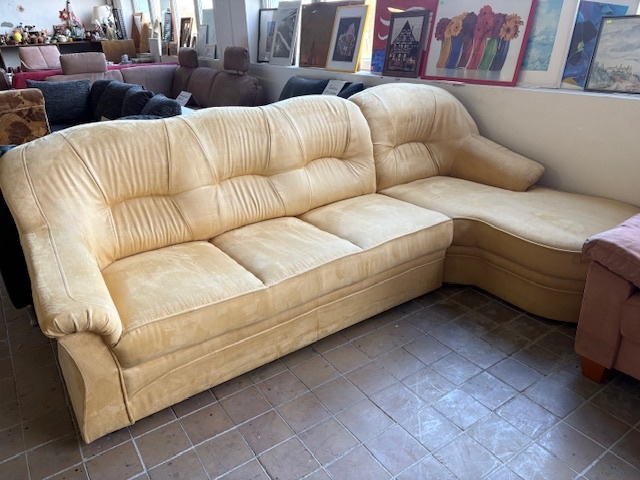 sedačka rohová žlutá - 2