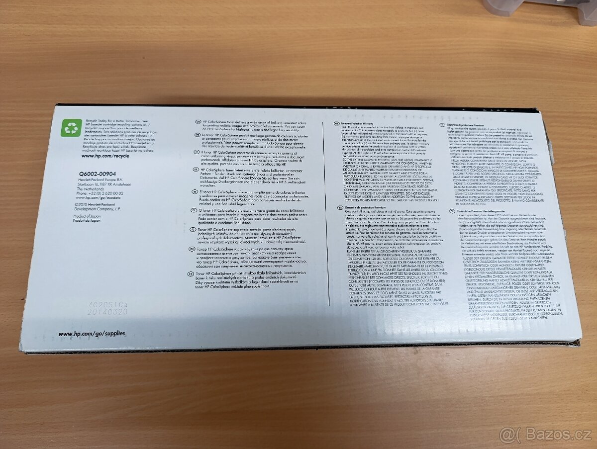 Originální toner HP Q6002A (124A) žlutý - 2