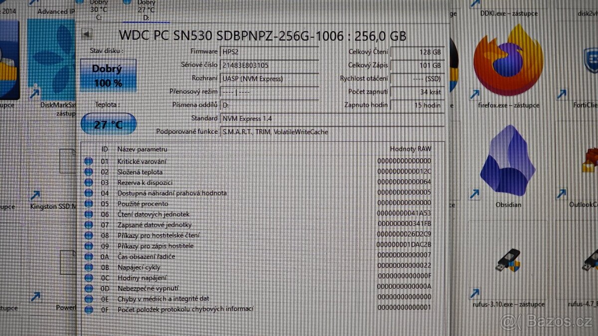 M.2. SSD nvme 256 GB ..NOVÉ.. - 2