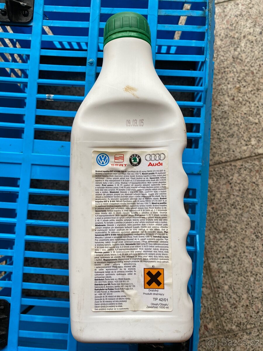 Brzdova kapalina DoT 4 - 2