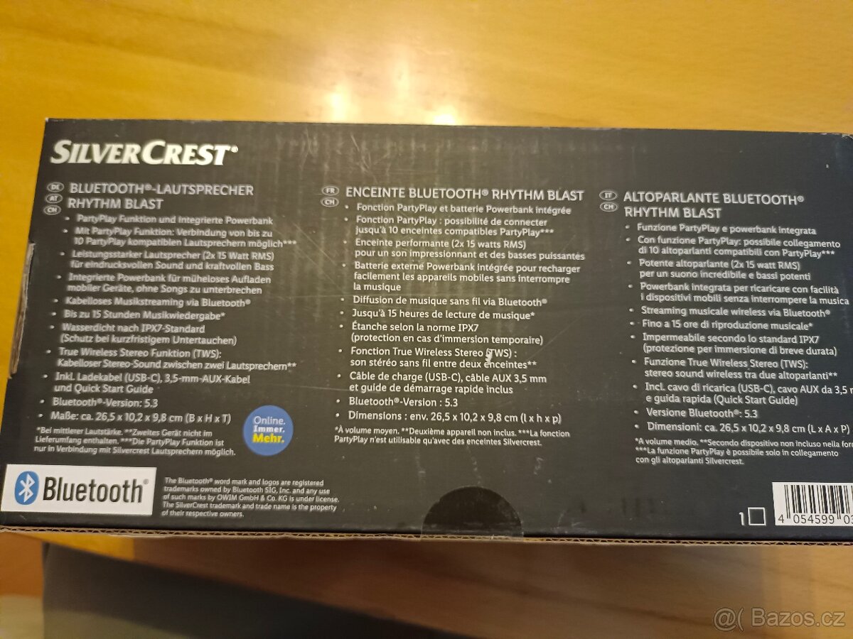 Bluetooth reproduktor - 2