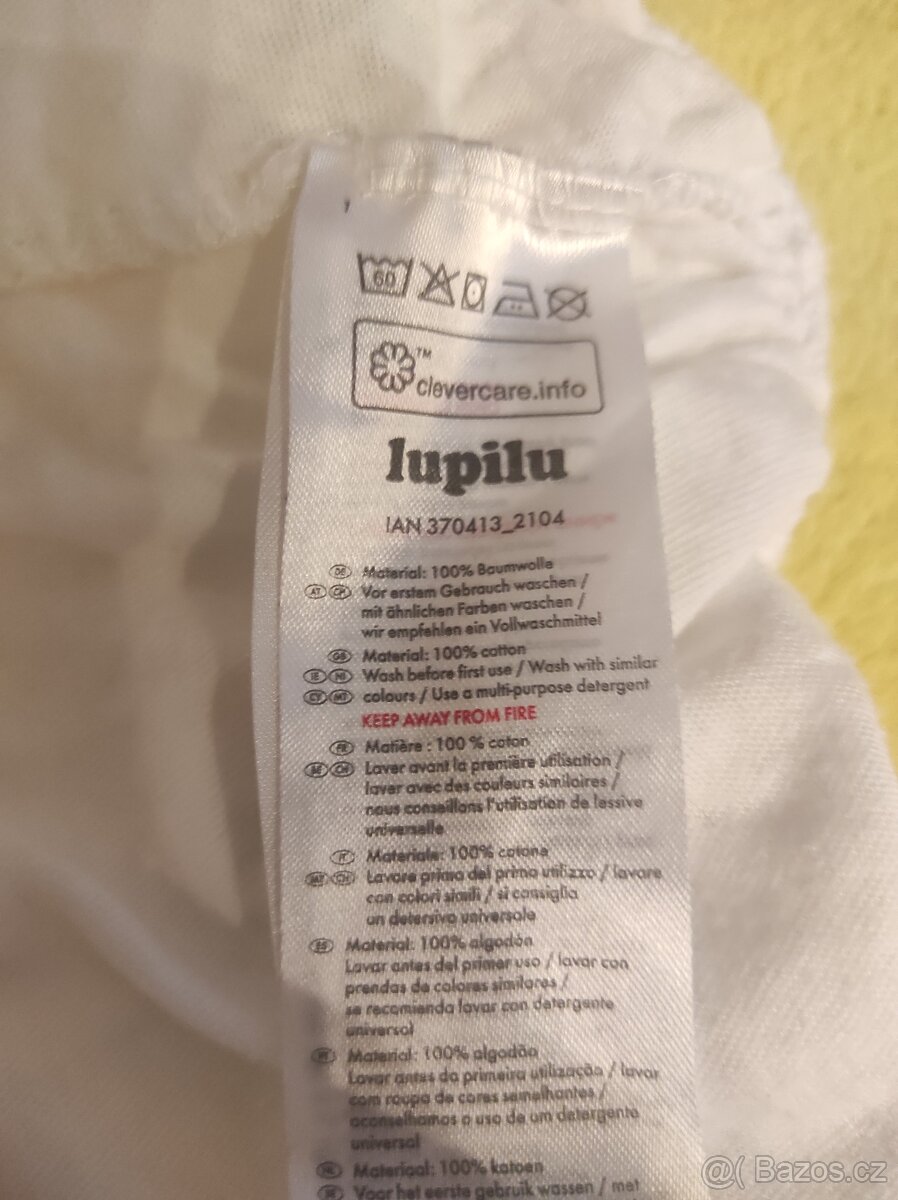 Dětské prostěradlo 120x60 bílé - 2