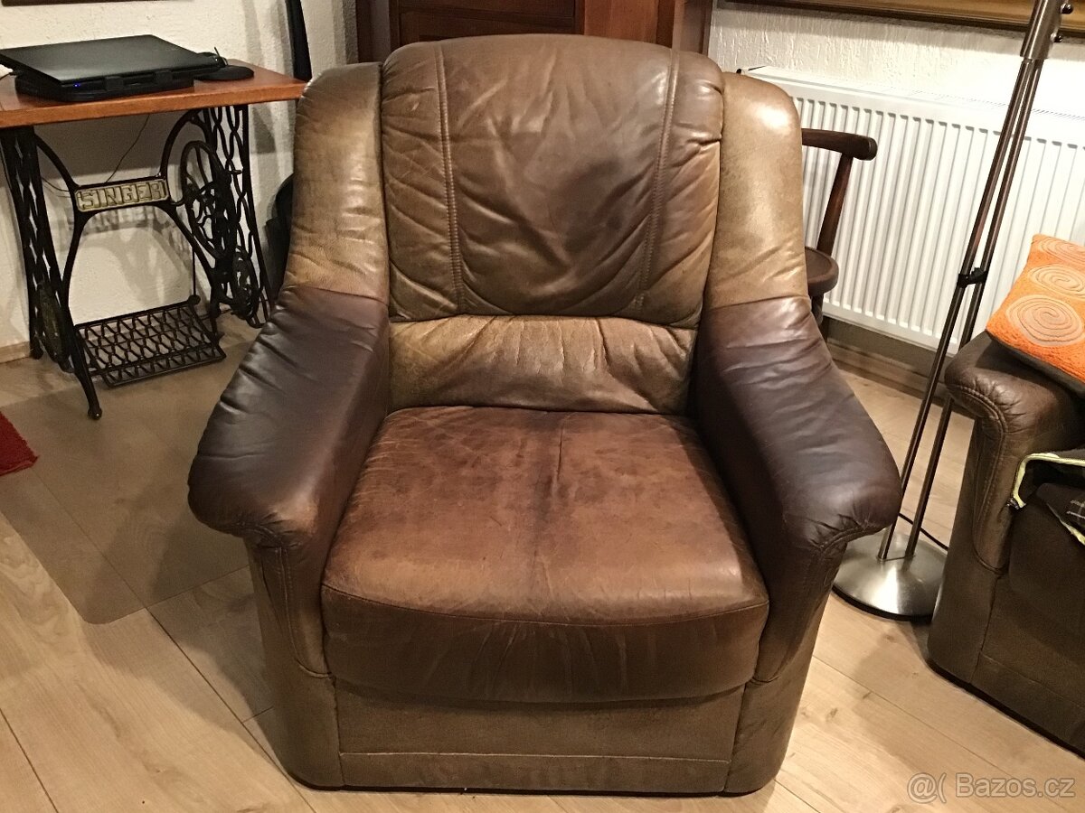 Kožená sedací souprava - 2