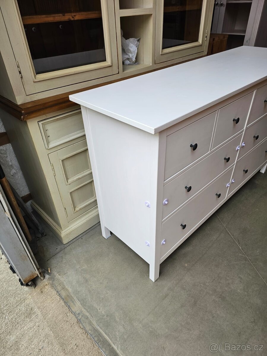Komoda Ikea Hemnes bílé mořidlo - 2