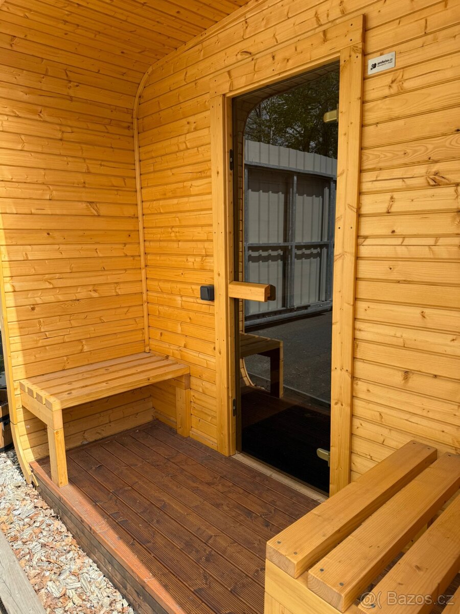 Finská sauna Zaoblená kostka - 2