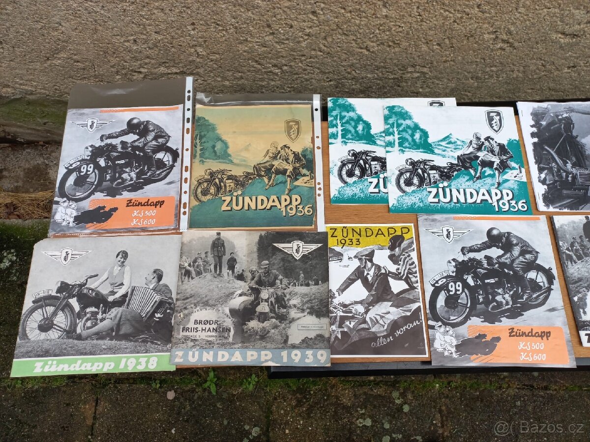 Zündapp - prospekty, brožury , katalogy atd - 2