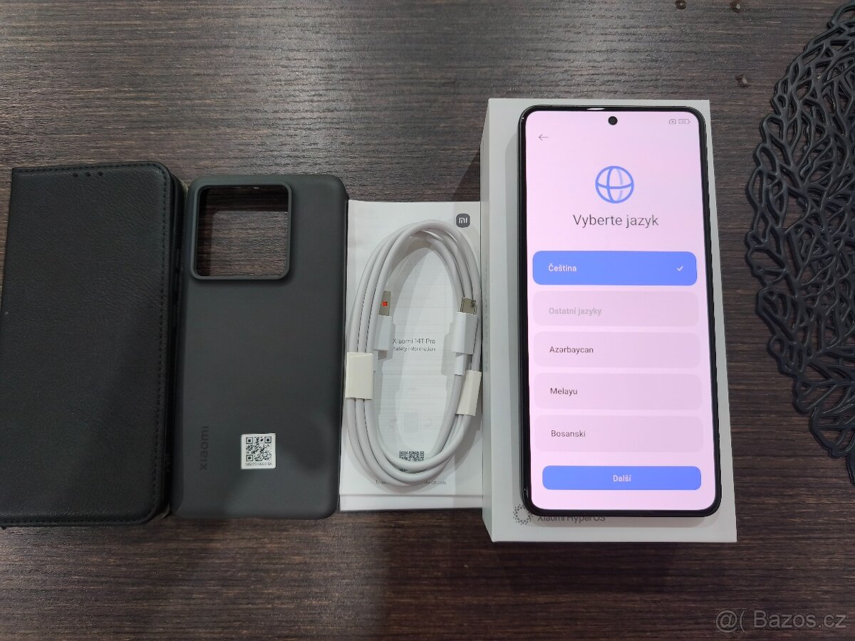 Xiaomi 14T pro, Black ,Záruka 22 měsíců, Zánovní - 2