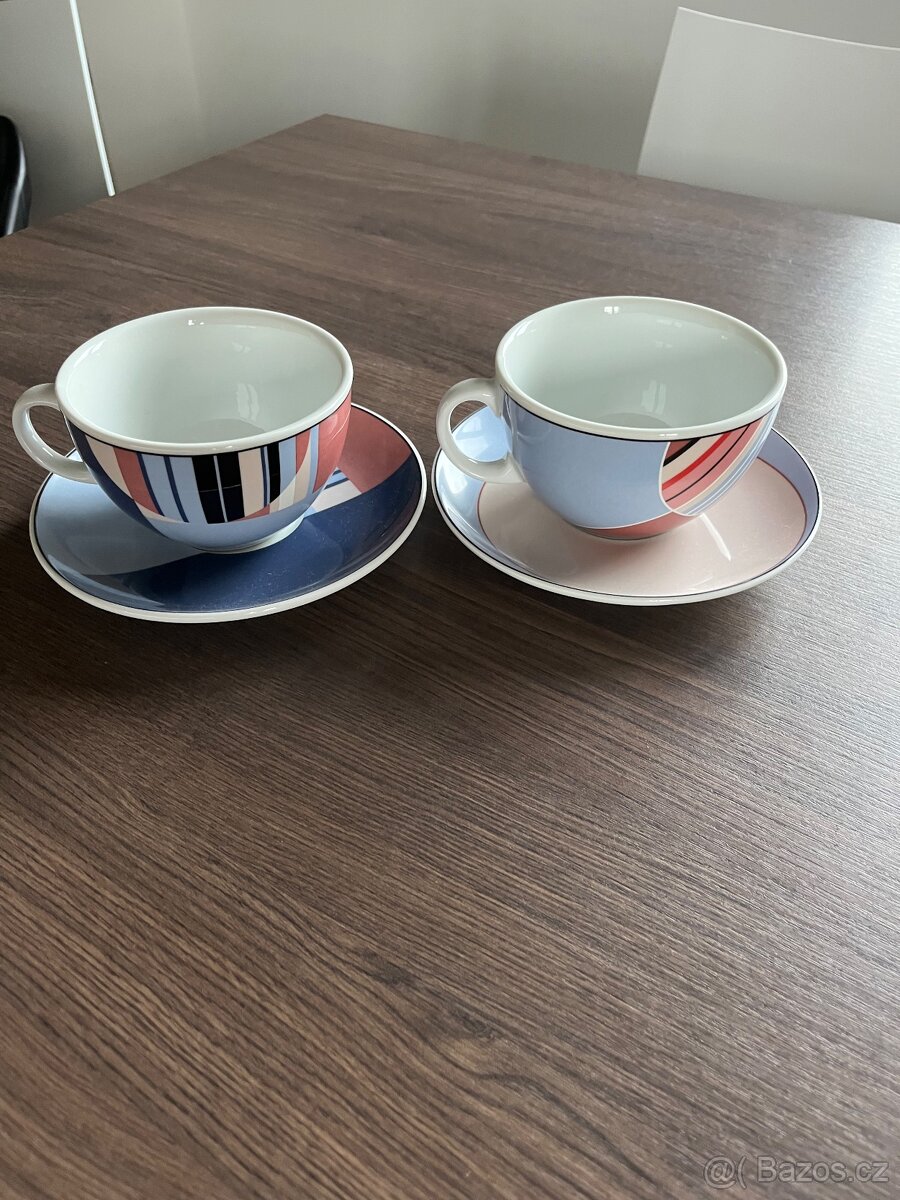Set 2x porcelánový šálek na cappuccino Seltmann Weiden - 2