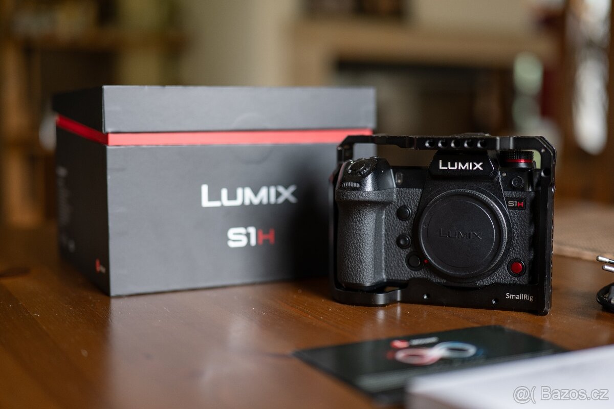 Panasonic Lumix S1H – skvělý stav, včetně klece SmallRig - 2