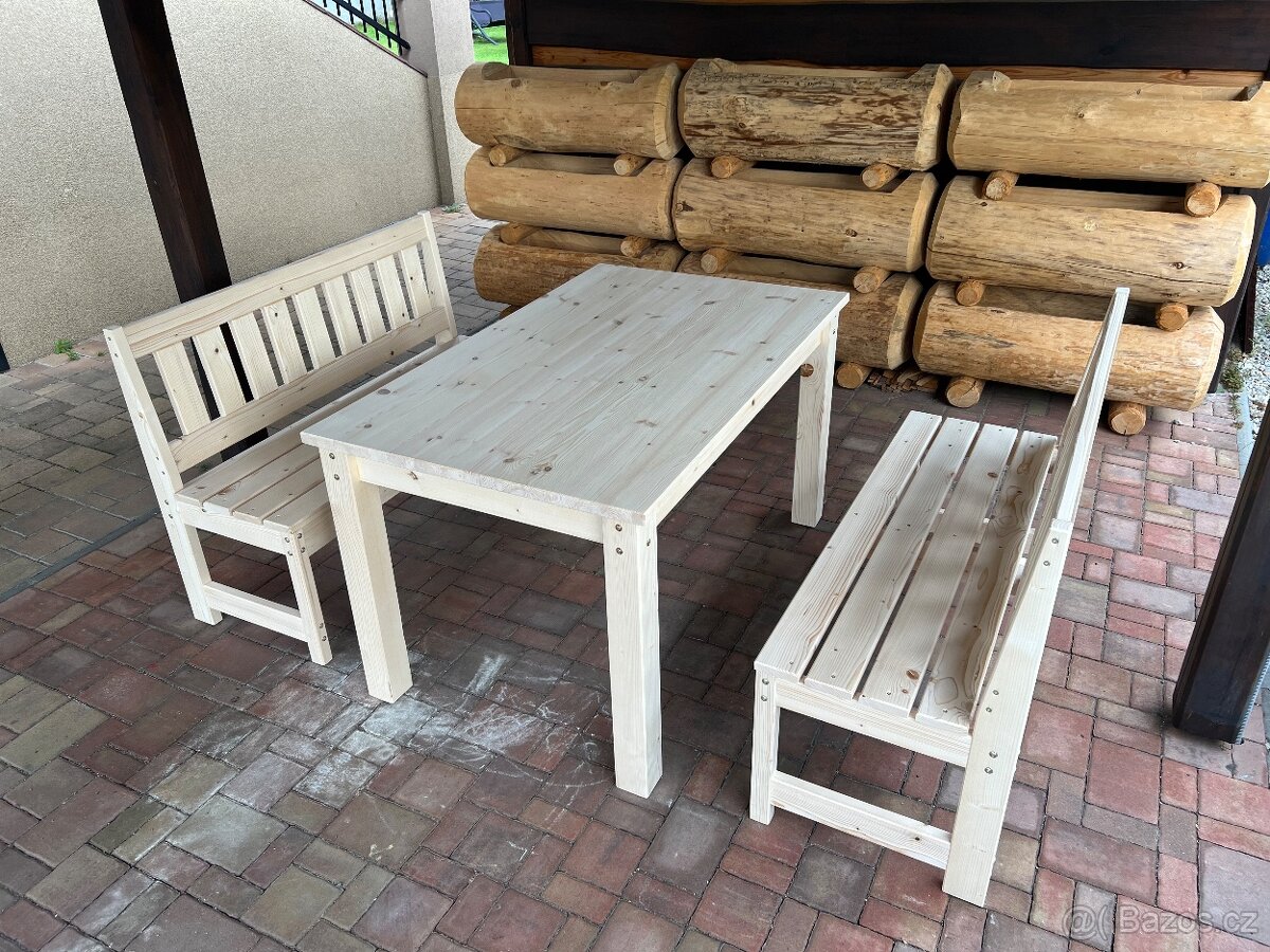 Zahradní set z masivu - 2