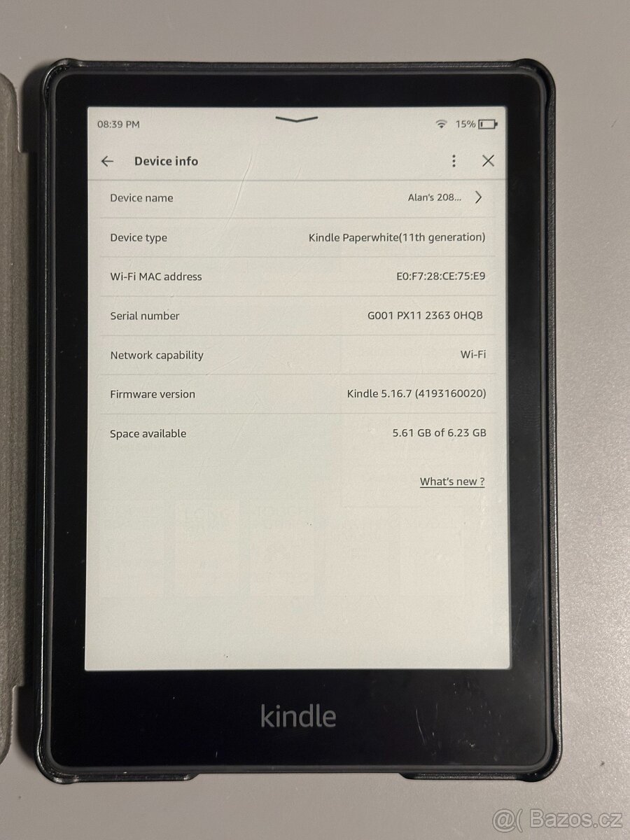 Čtečka Amazon Kindle Paperwhite 11. gen 8GB + obal - 2