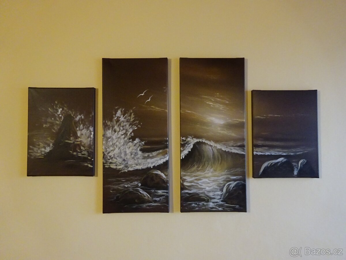 Obraz Rozbouřené moře - 2
