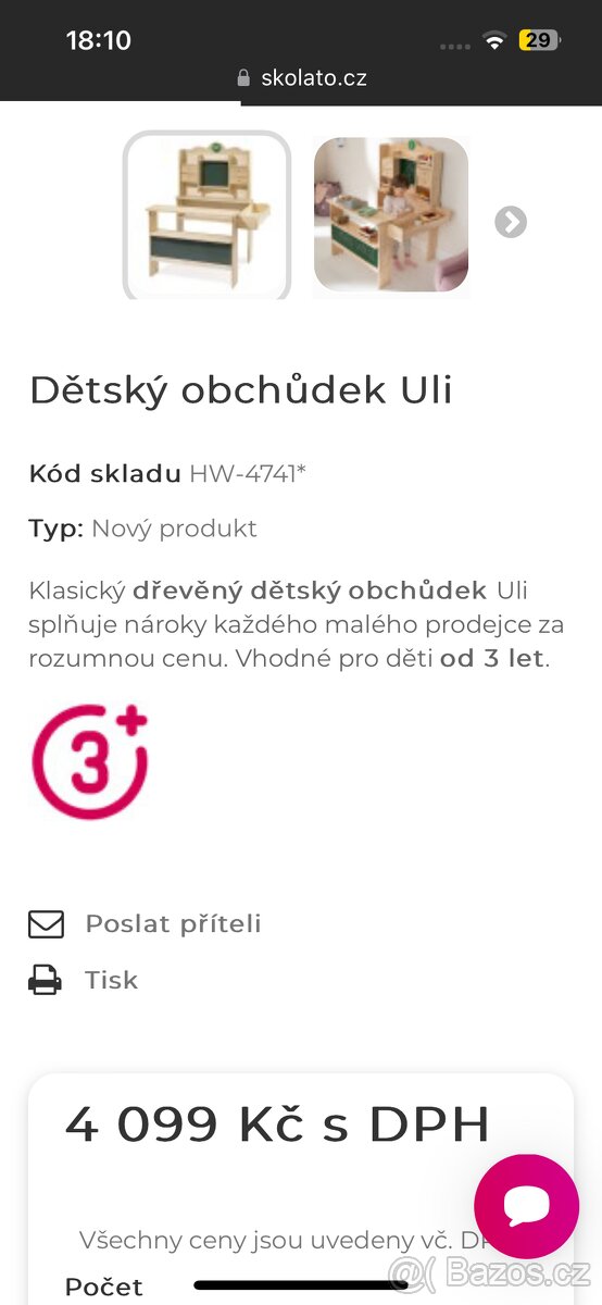 Obchůdek hrací s tabulemi - 2