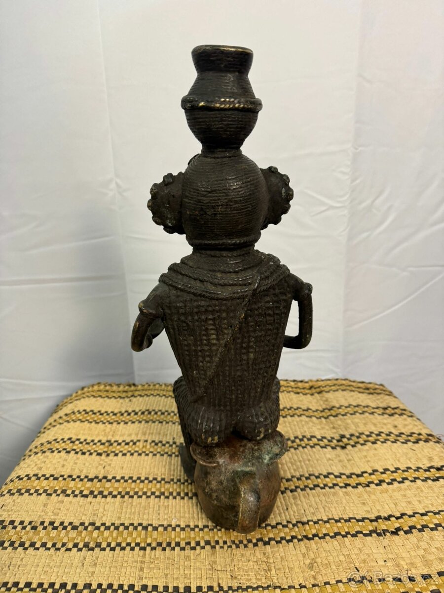 Africká rituální bronz soška (603049) - 2