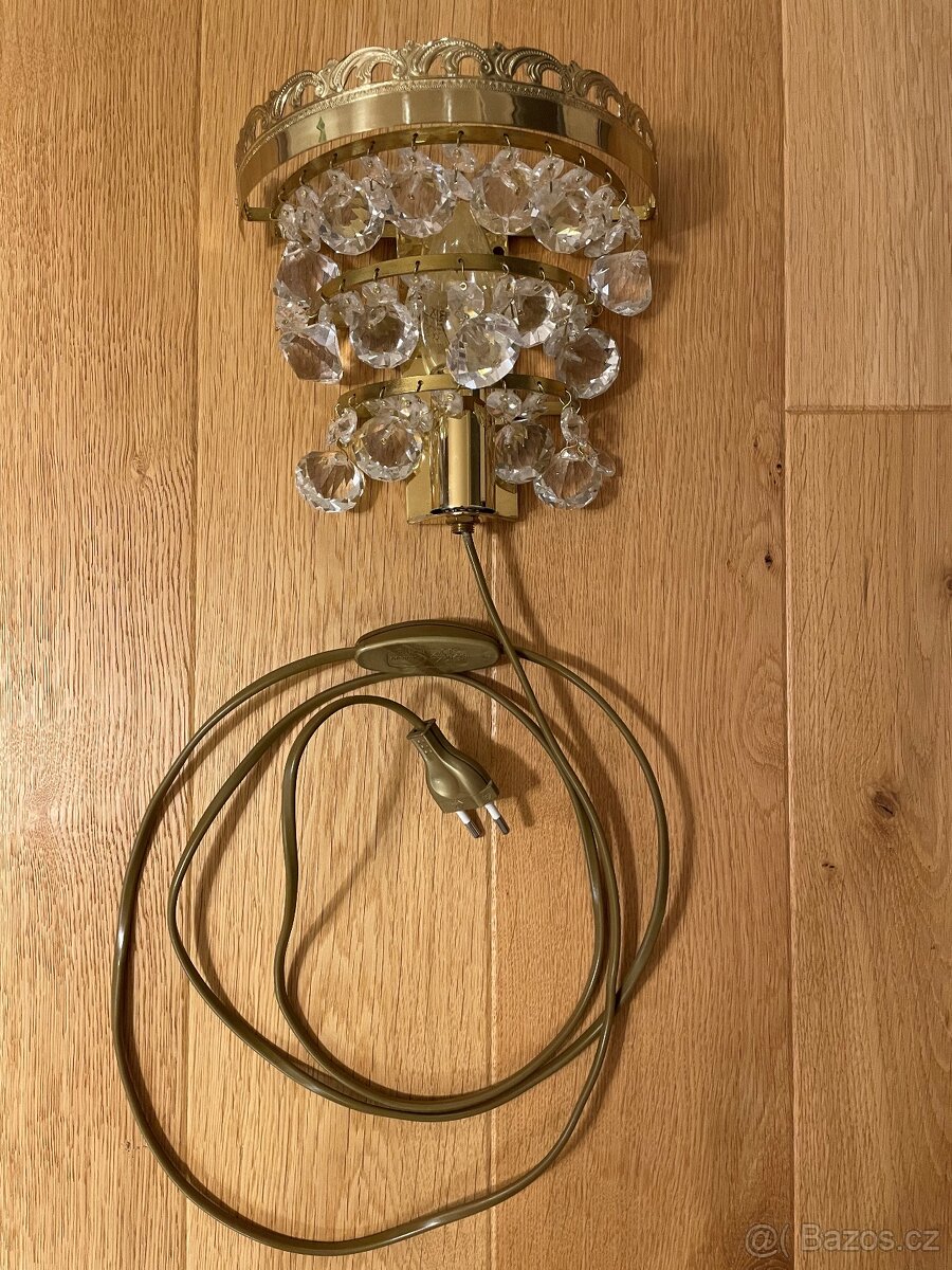 Křišťálové nástěnné svítidlo - 2