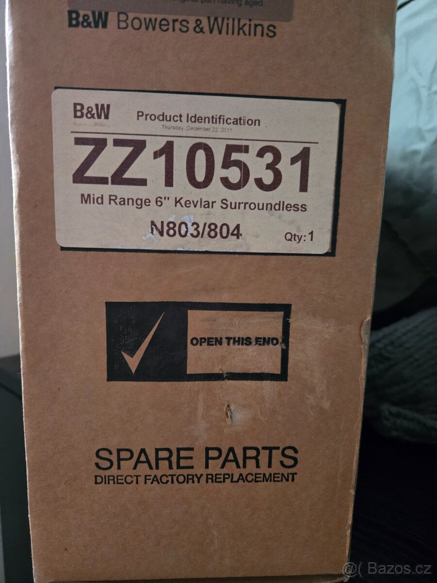 B&W stredotonovy reproduktor - 2